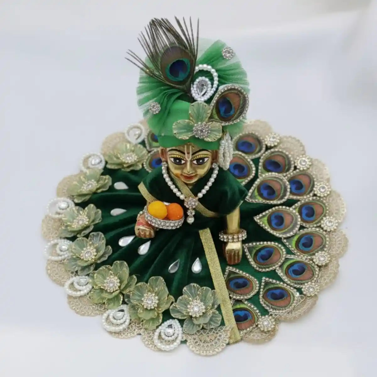 Buy Laddu Gopal Jewelry and Poshak Wholesale at Best Prices