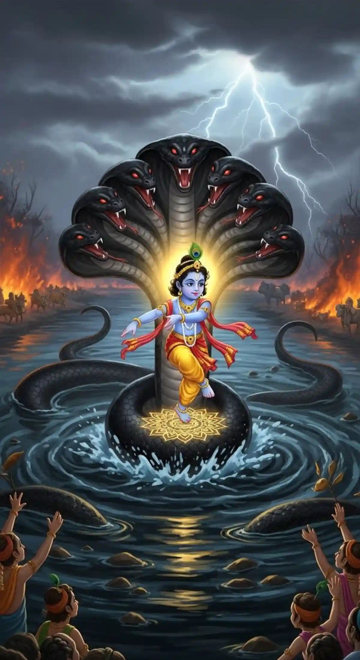 कृष्ण कालिया नाग की कथा | Krishna Kaliya Nag Story in Hindi 