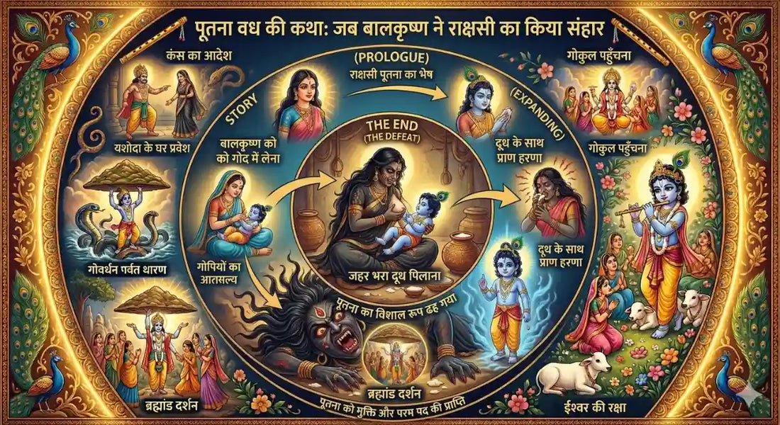पूतना वध की कथा: जब बालकृष्ण ने राक्षसी का किया संहार