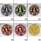 Heera Moti Velvet Base Laddu Gopal Dress - Mix Color/ Pack of 12 (6 X 2)