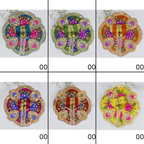 મયુર રંગત ભરતકામ લાડુ ગોપાલ ડ્રેસ - મિક્સ કલર / 6 નું પેક