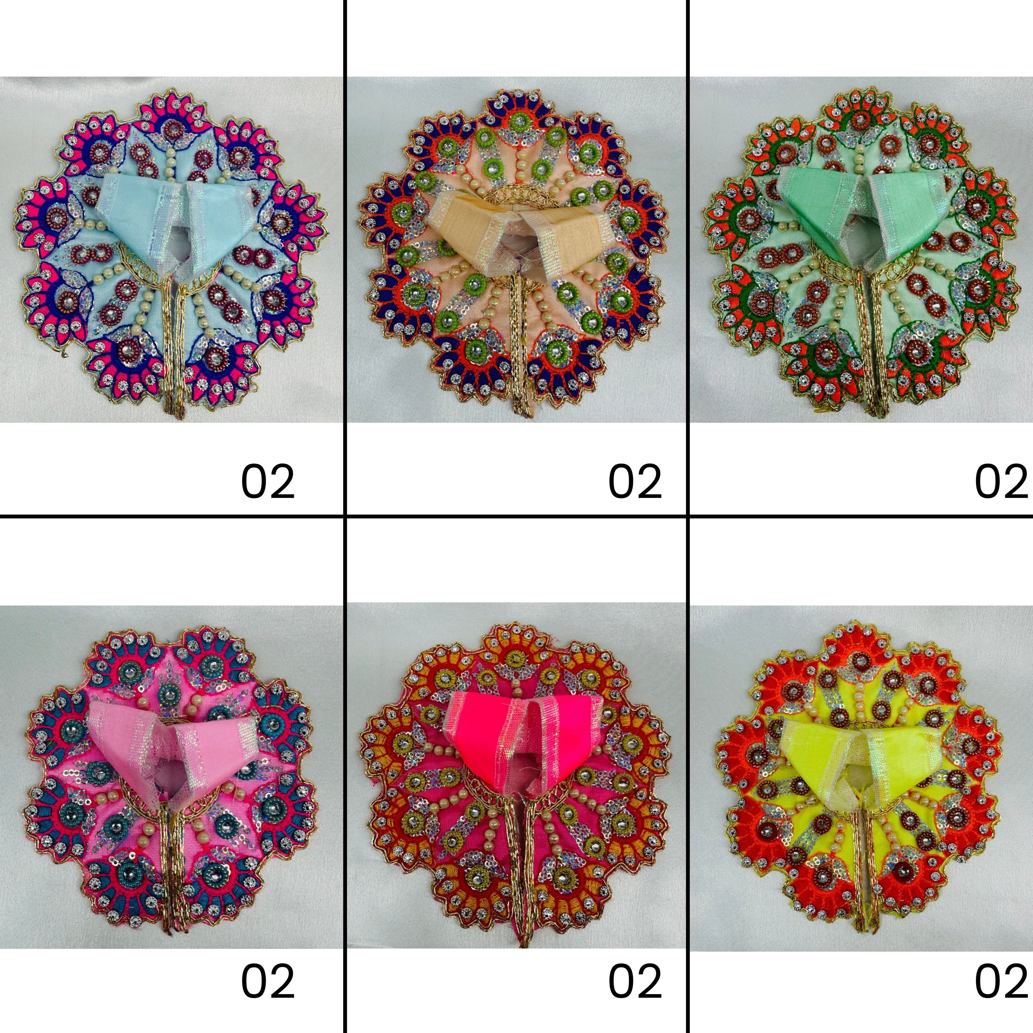 Surya-Kiran Poshak For Laddu Gopal - Pack of 12