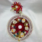 Moti Rekha Poshak With Mukut For Laddu Gopal