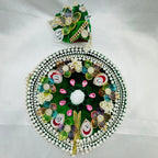 Moti Rekha Poshak With Mukut For Laddu Gopal