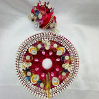 Moti Rekha Poshak With Mukut For Laddu Gopal