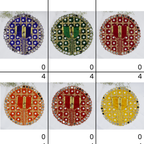 મખમલી મોતી મિરર વર્ક લાડુ ગોપાલ ડ્રેસ - મિક્સ કલર / 12 નો પેક (6 X 2)