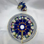 Moti Rekha Poshak With Mukut For Laddu Gopal