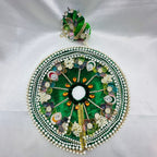 Moti Rekha Poshak With Mukut For Laddu Gopal