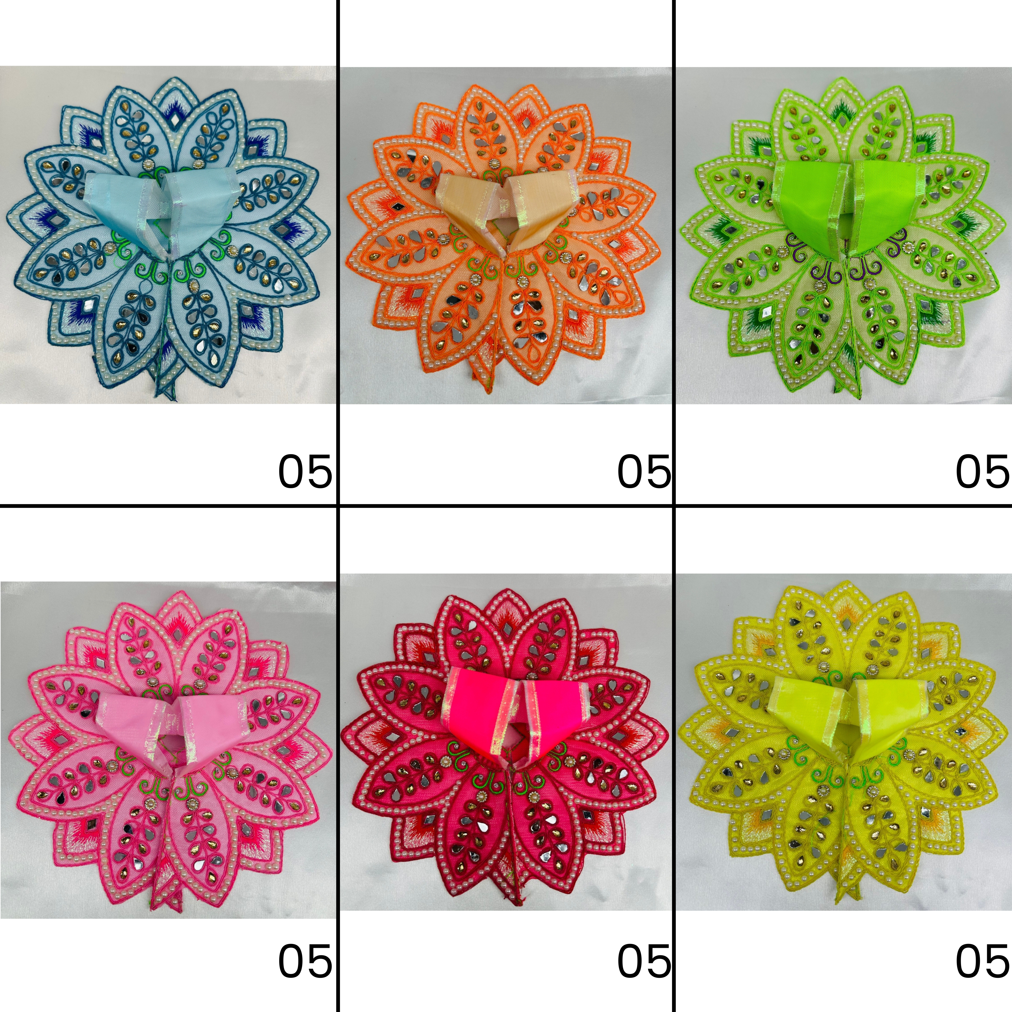 Kailash Kamal Poshak For Laddu Gopal - Pack of 12