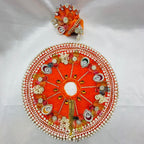 Moti Rekha Poshak With Mukut For Laddu Gopal