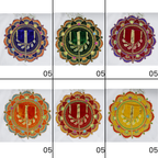 Phool Patti Zari Work Laddu Gopal Dress - Mix Color/ Pack of 12 (6 X 2)