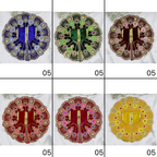 Heera Moti Velvet Base Laddu Gopal Dress - Mix Color/ Pack of 12 (6 X 2)