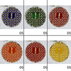 મખમલી મોતી મિરર વર્ક લાડુ ગોપાલ ડ્રેસ - મિક્સ કલર / 12 નો પેક (6 X 2)