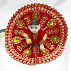 Jhalar Chakra Diamond Work Laddu Gopal Dress - Mix Color/ Pack of 12 (6 X 2)