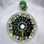 Moti Rekha Poshak With Mukut For Laddu Gopal