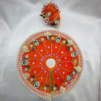 Moti Rekha Poshak With Mukut For Laddu Gopal