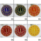 Jhalar Chakra Diamond Work Laddu Gopal Dress - Mix Color/ Pack of 12 (6 X 2)