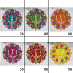 મયુર રંગત ભરતકામ લાડુ ગોપાલ ડ્રેસ - મિક્સ કલર / 6 નું પેક