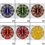 Heera Moti Velvet Base Laddu Gopal Dress - Mix Color/ Pack of 12 (6 X 2)