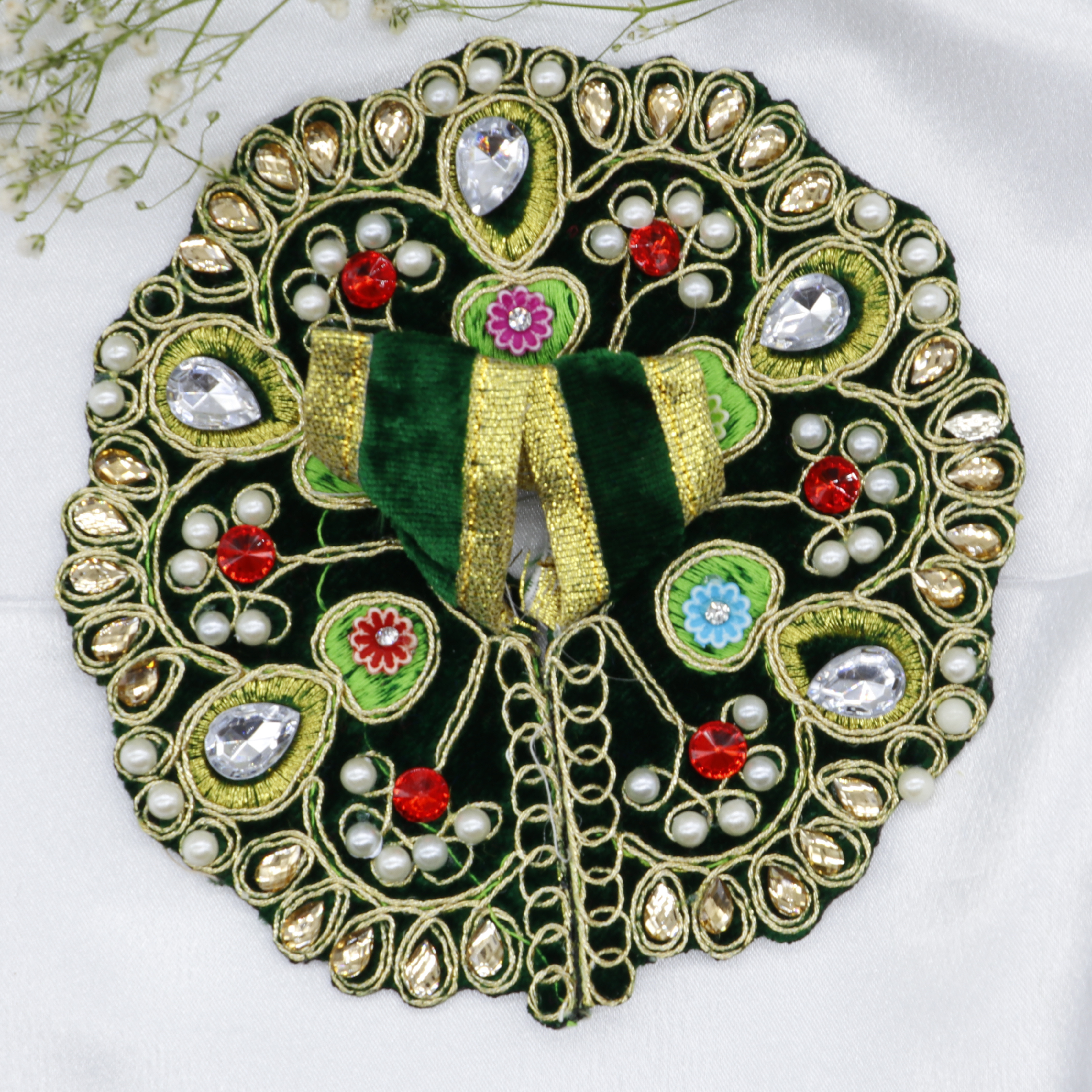 Heera Moti Velvet Base Laddu Gopal Dress