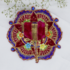 Phool Patti Zari Work Laddu Gopal Dress