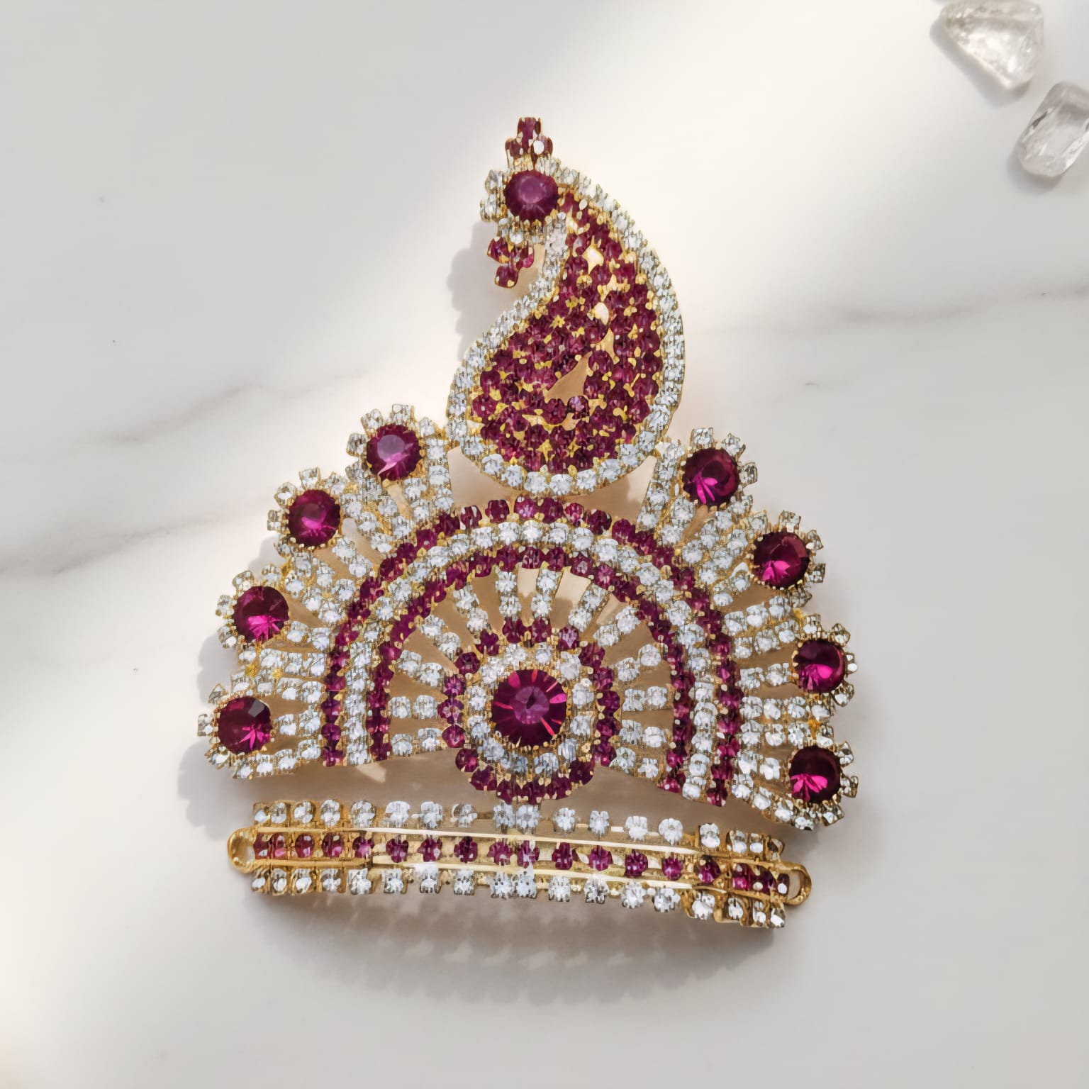 Bal Mukund Laddu Gopal Mukut - Mix Color / Pack of 12