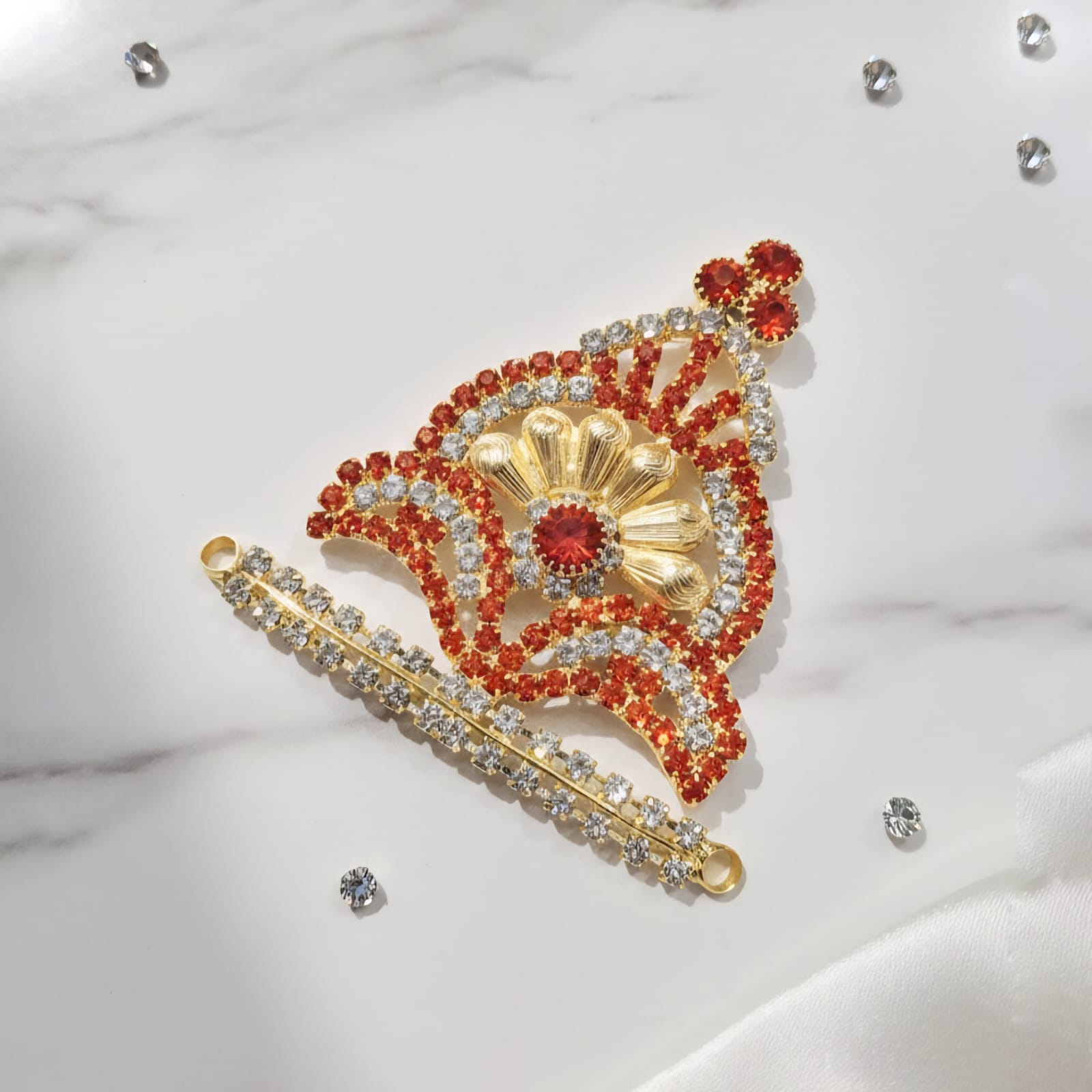 Kanak Kirti Laddu Gopal Mukut - Mix Color / Pack of 12