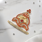 Kanak Kirti Laddu Gopal Mukut - Mix Color / Pack of 12