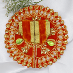 Jhalar Chakra Diamond Work Laddu Gopal Dress