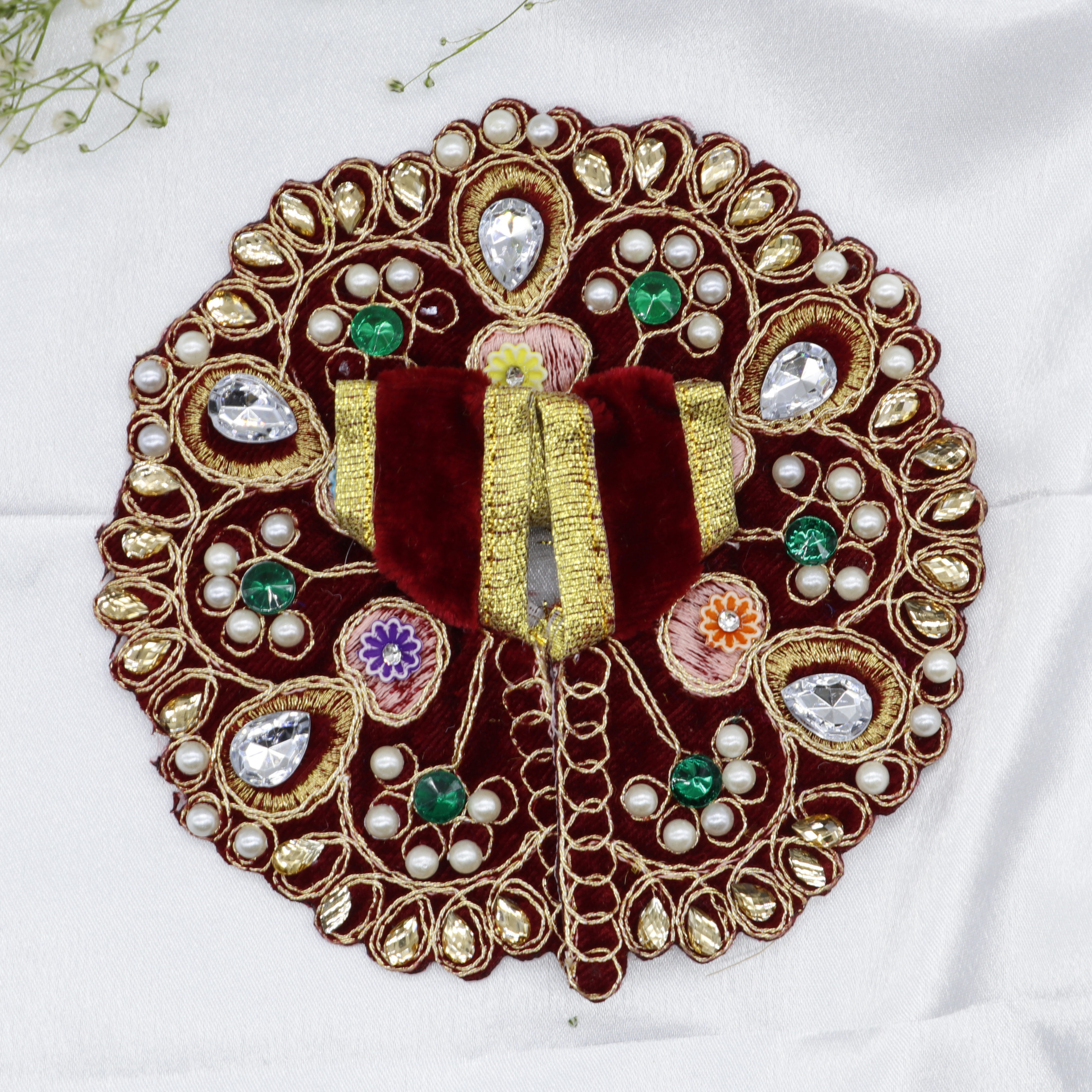 Heera Moti Velvet Base Laddu Gopal Dress