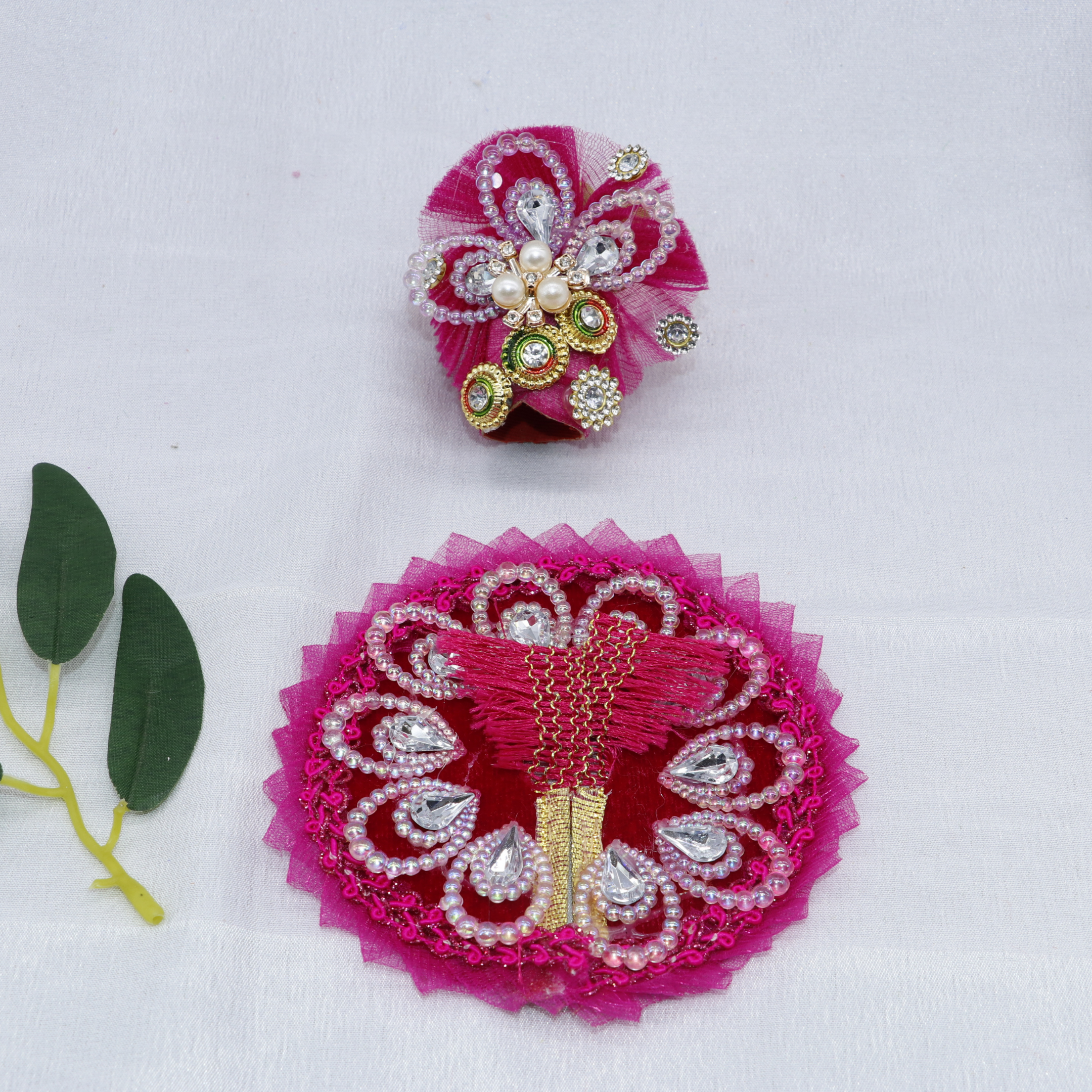 Pankh Shringar Laddu Gopal Dress With Mukut