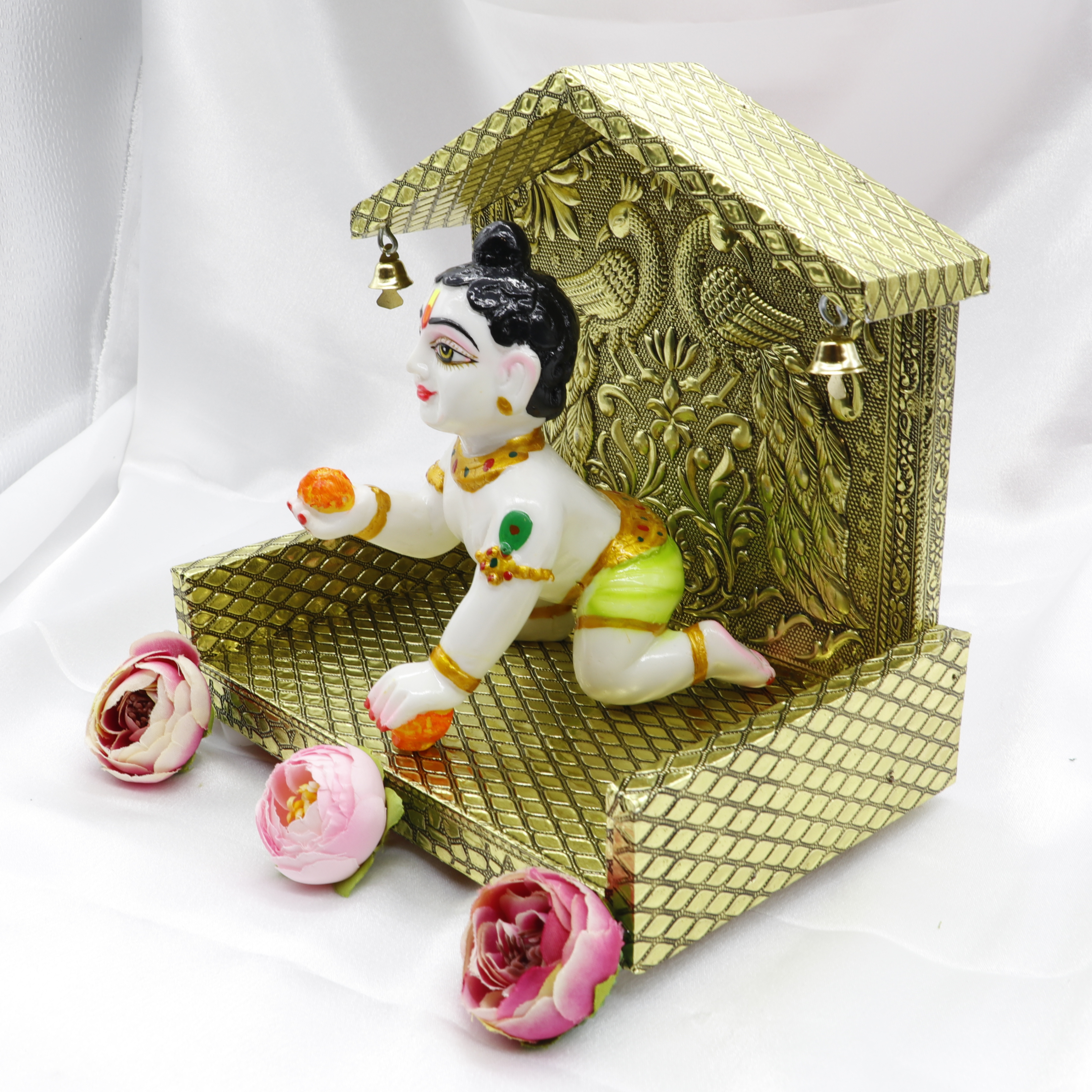 Mandir Dwar Singhasan For Laddu Gopal - Pack of 2