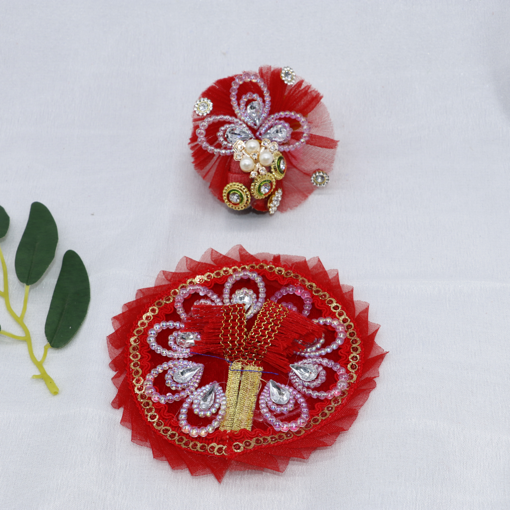 Pankh Shringar Laddu Gopal Dress With Mukut