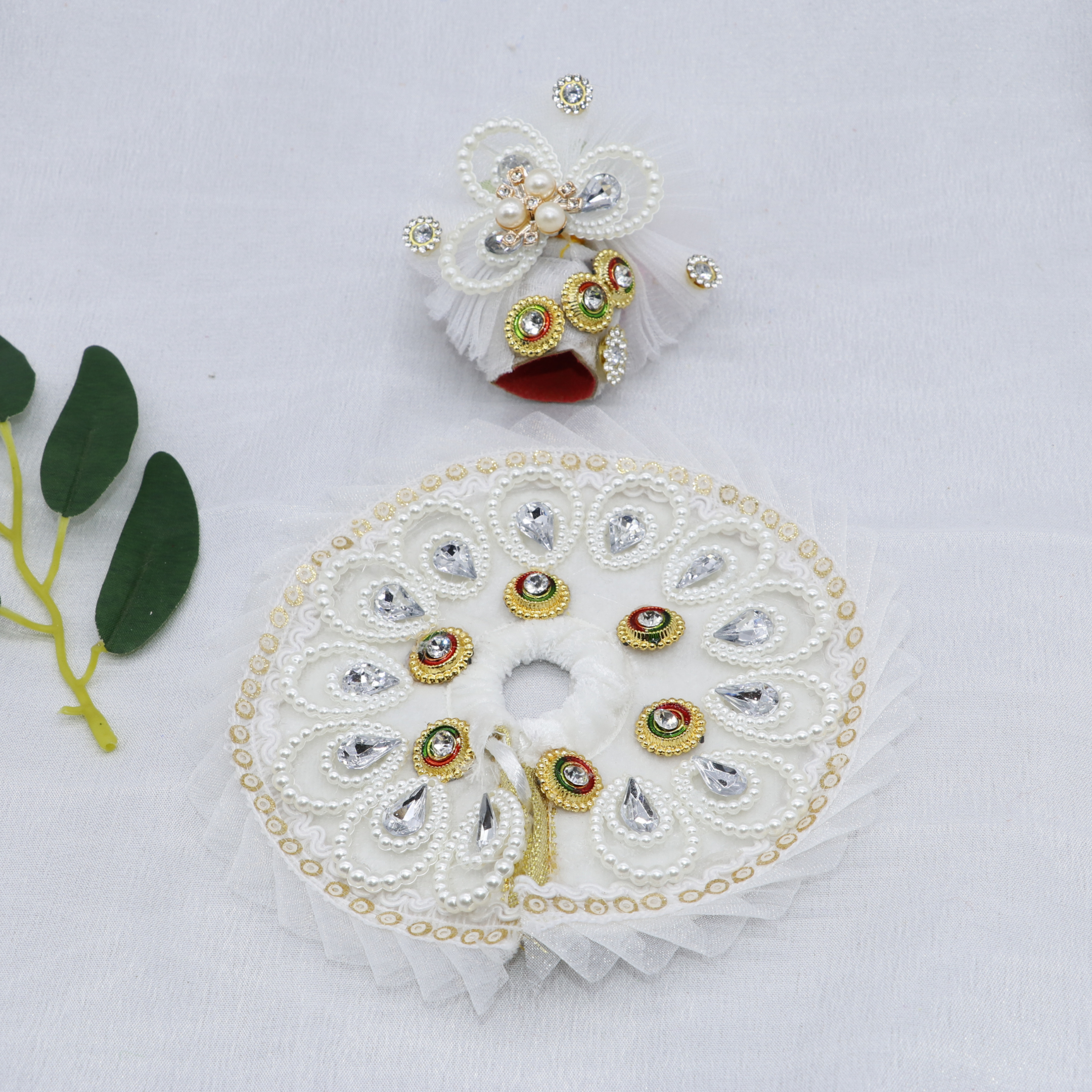 Pankh Shringar Laddu Gopal Dress With Mukut