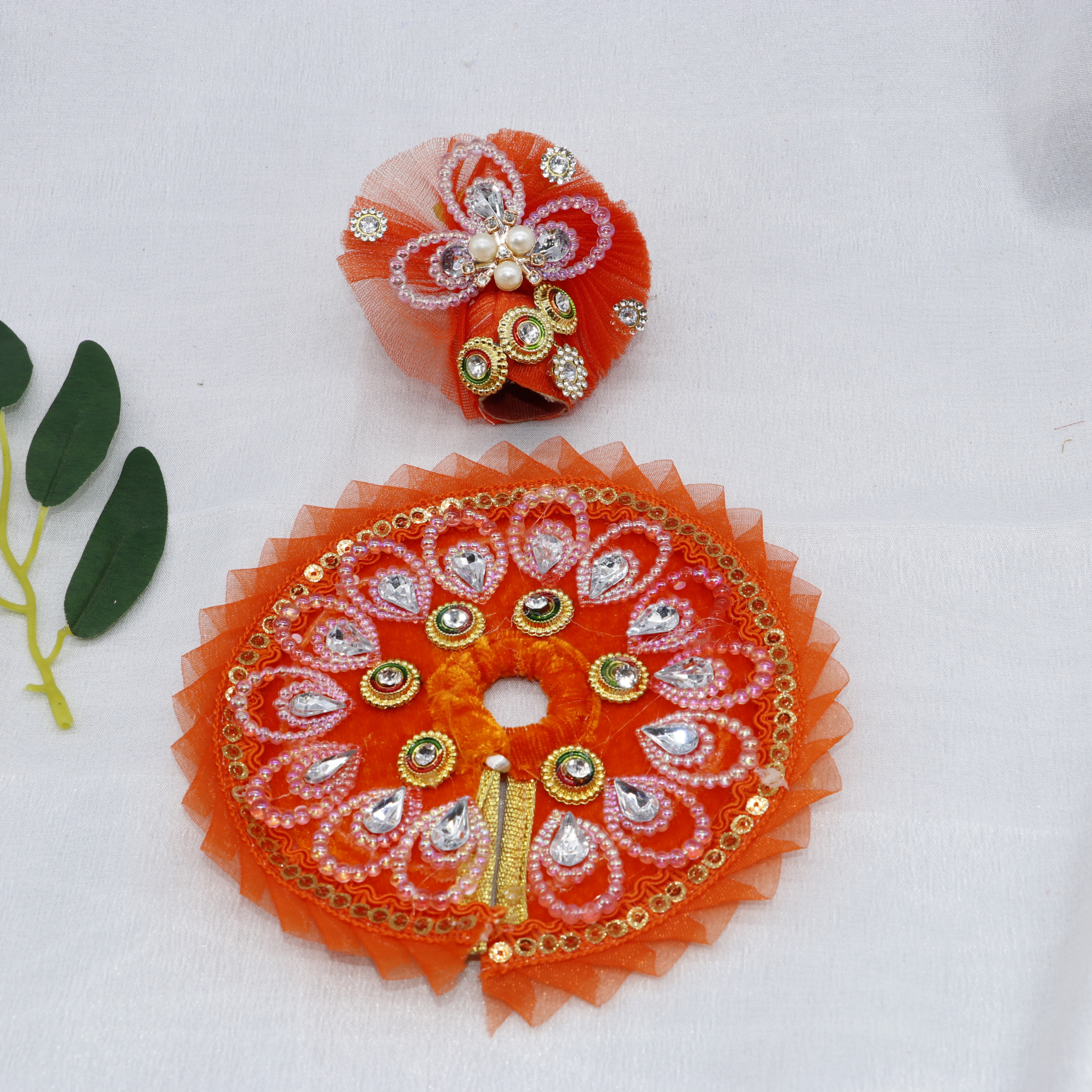 Pankh Shringar Laddu Gopal Dress With Mukut