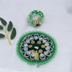 Pankh Shringar Laddu Gopal Dress With Mukut