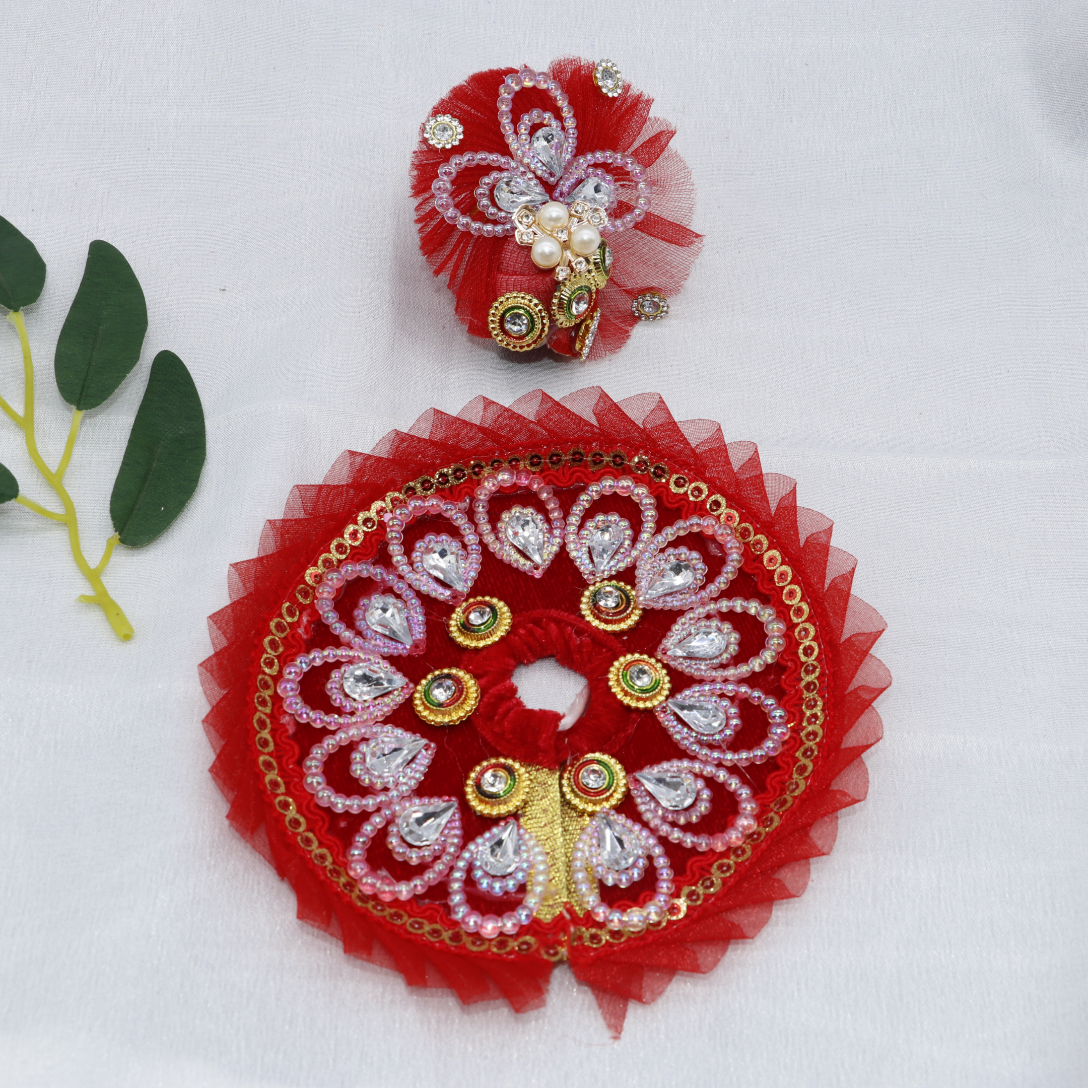 Pankh Shringar Laddu Gopal Dress With Mukut