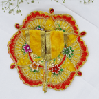 Phool Patti Zari Work Laddu Gopal Dress