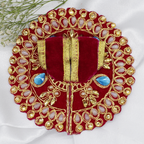 Jhalar Chakra Diamond Work Laddu Gopal Dress