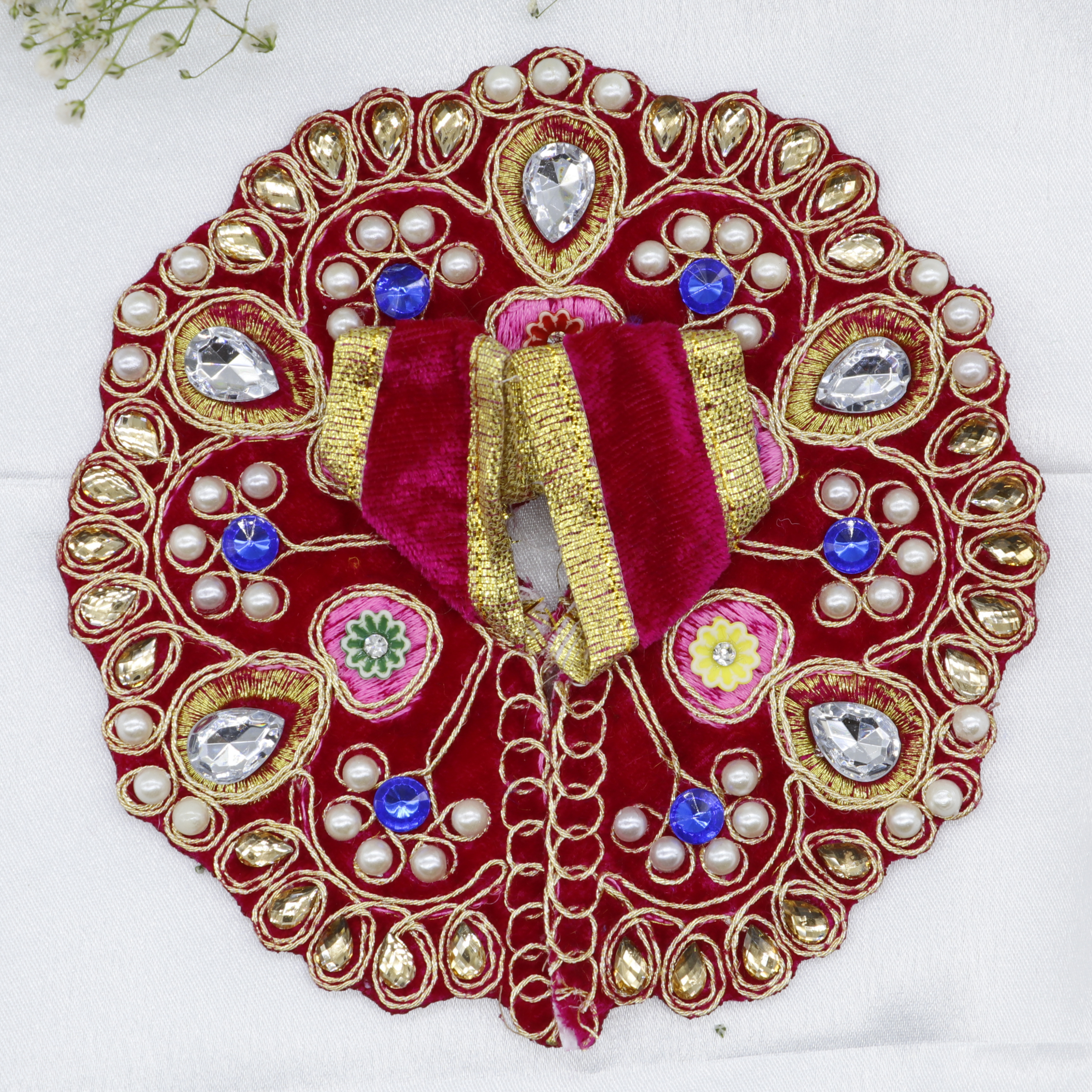 Heera Moti Velvet Base Laddu Gopal Dress