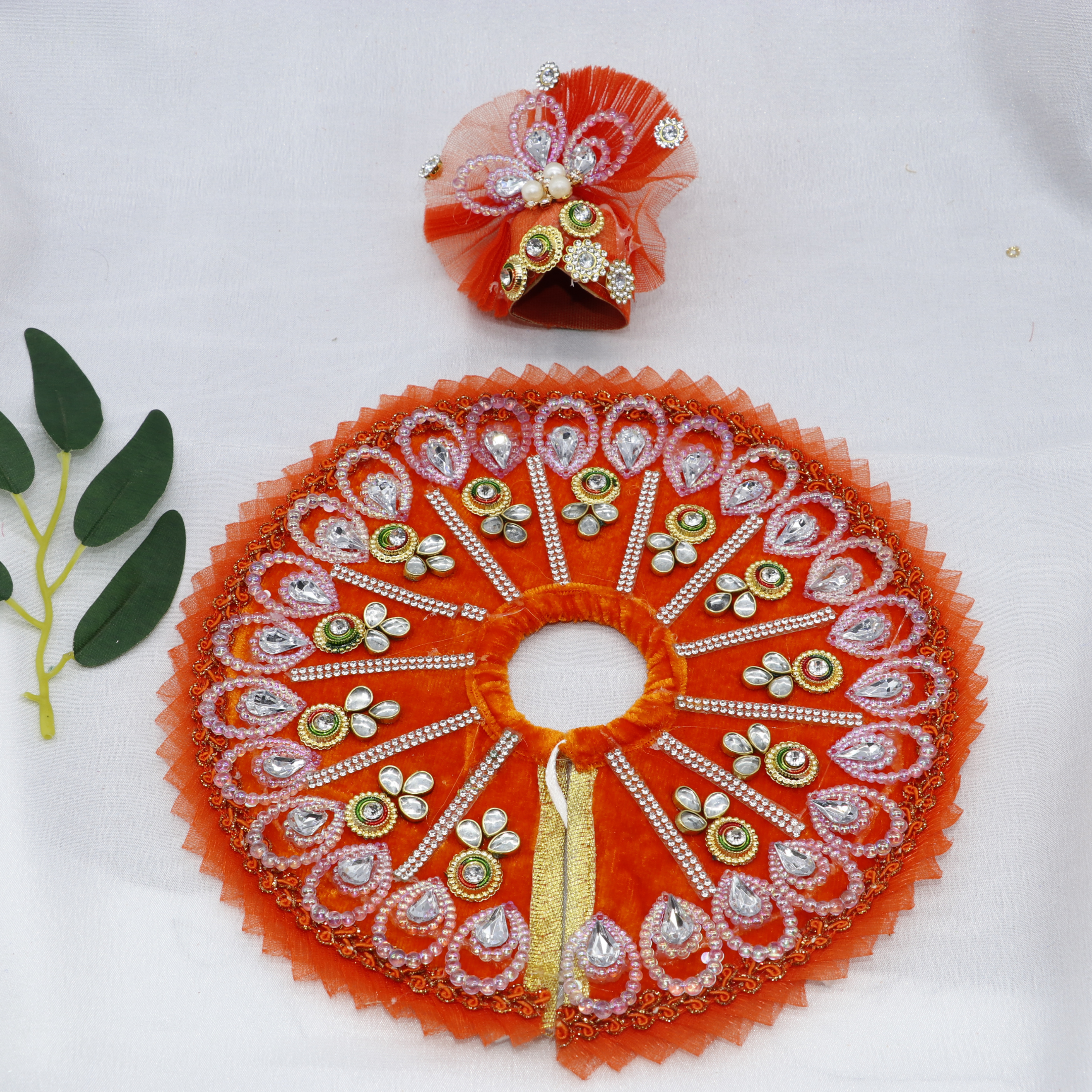 Pankh Shringar Laddu Gopal Dress With Mukut