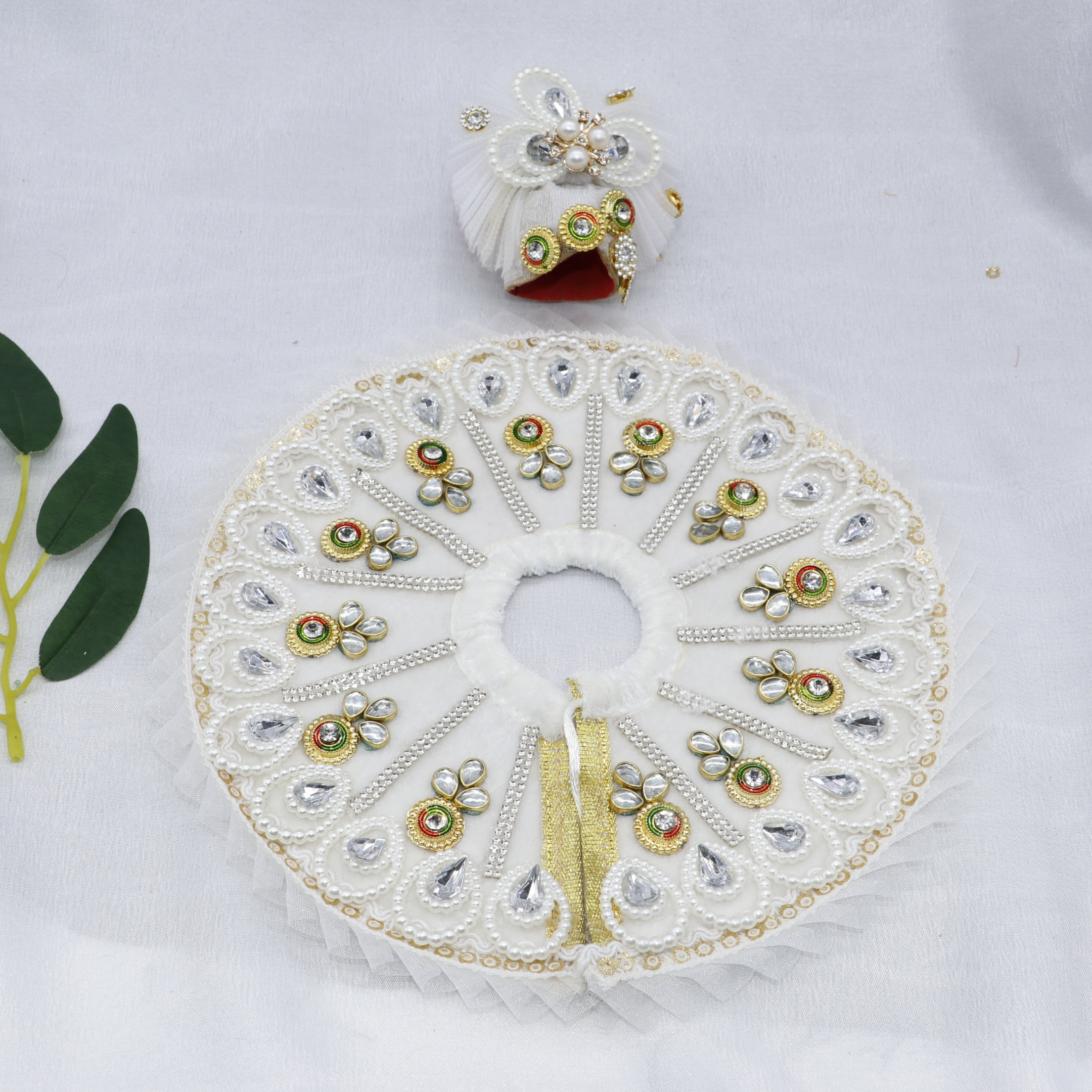 Pankh Shringar Laddu Gopal Dress With Mukut