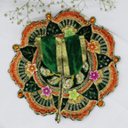 Phool Patti Zari Work Laddu Gopal Dress