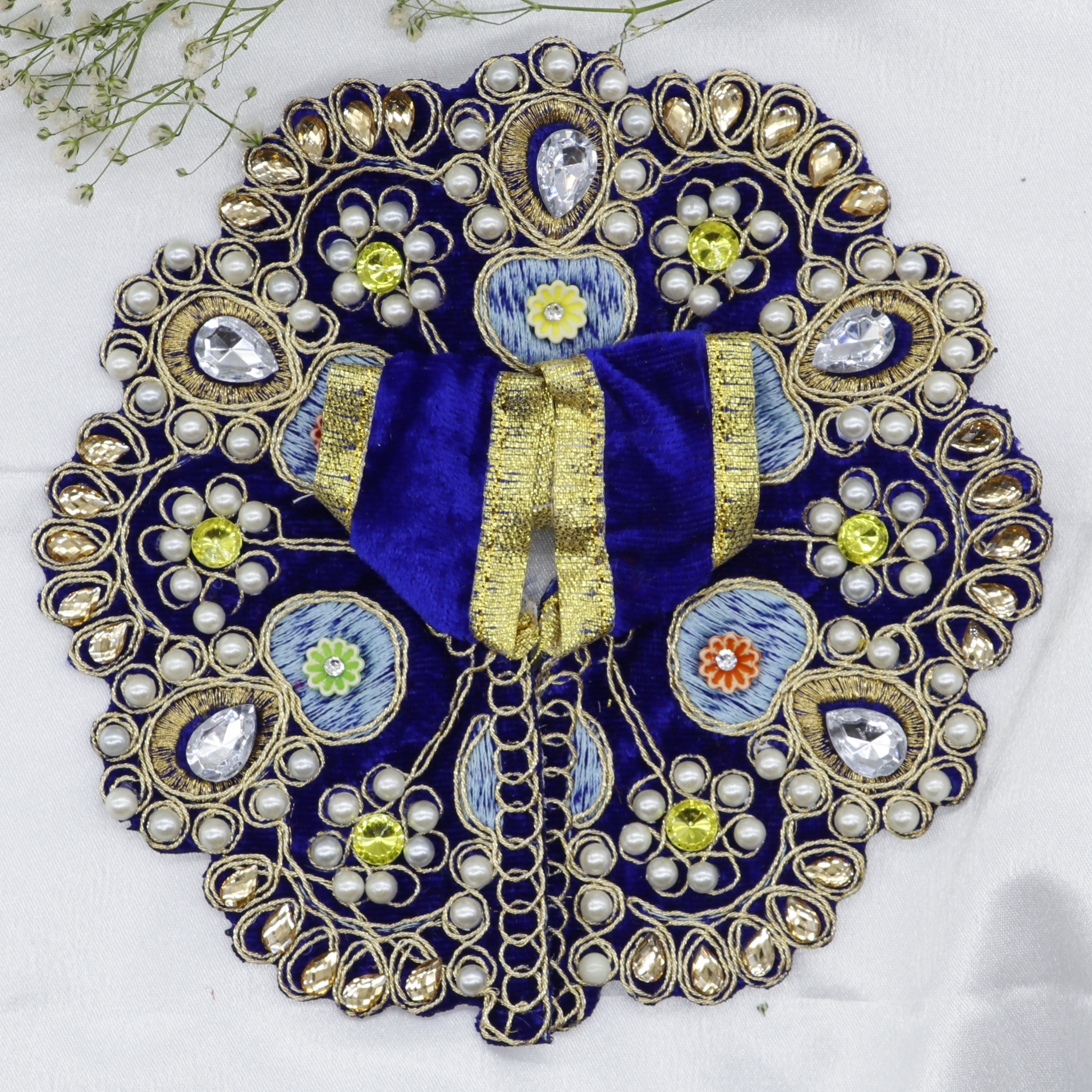 Heera Moti Velvet Base Laddu Gopal Dress