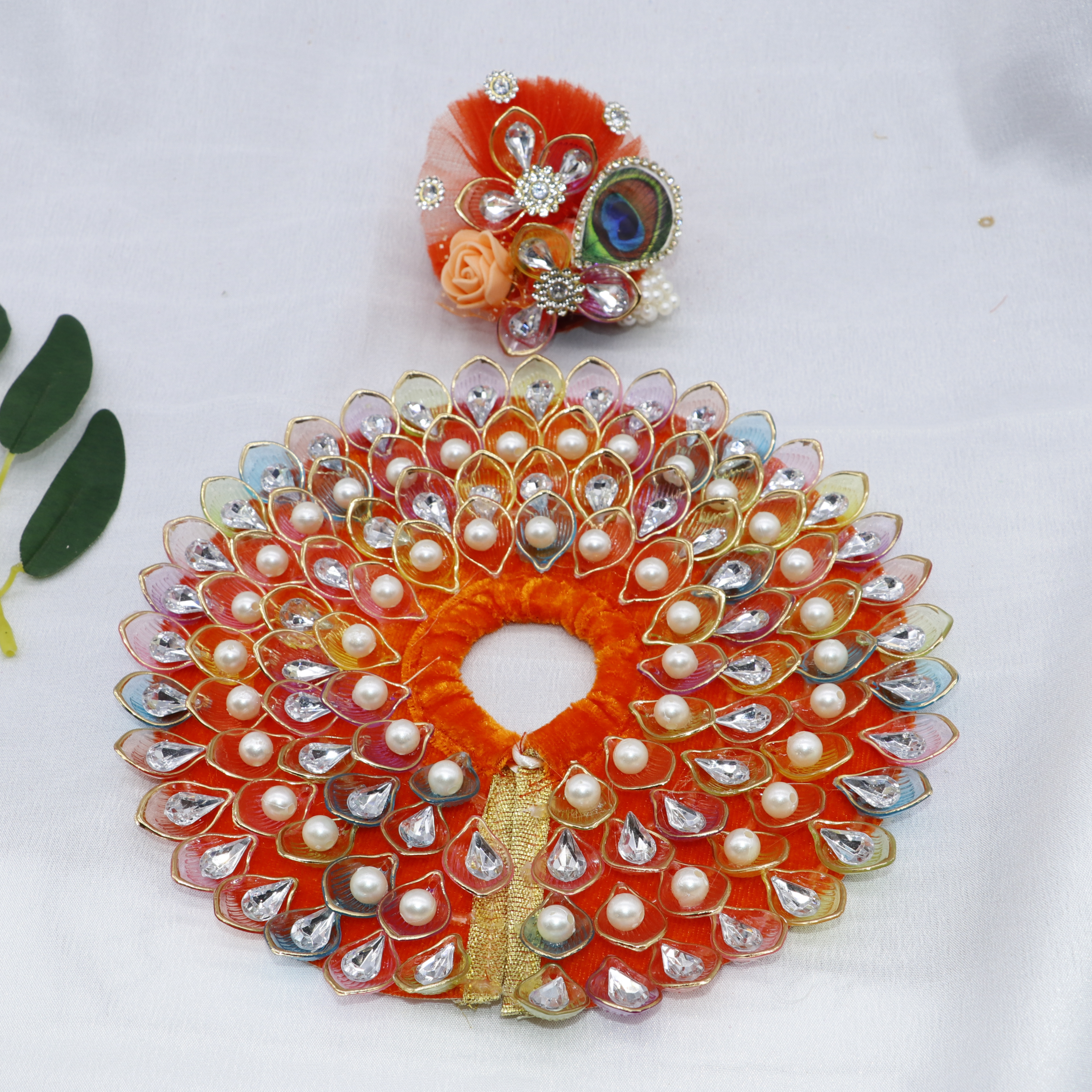 Nav-Ratna Laddu Gopal Dress With Mukut