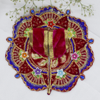 Phool Patti Zari Work Laddu Gopal Dress