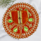 Jhalar Chakra Diamond Work Laddu Gopal Dress
