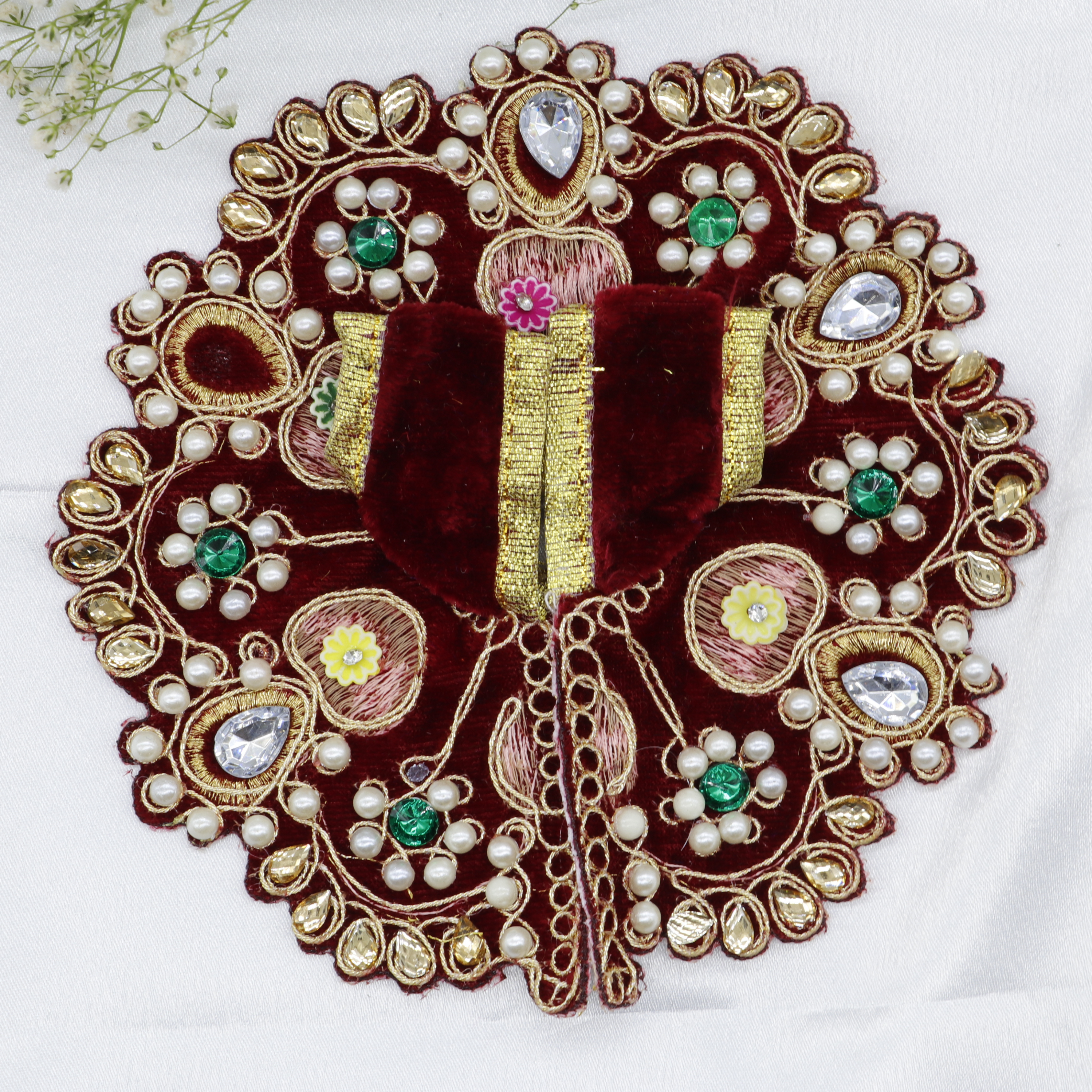 Heera Moti Velvet Base Laddu Gopal Dress