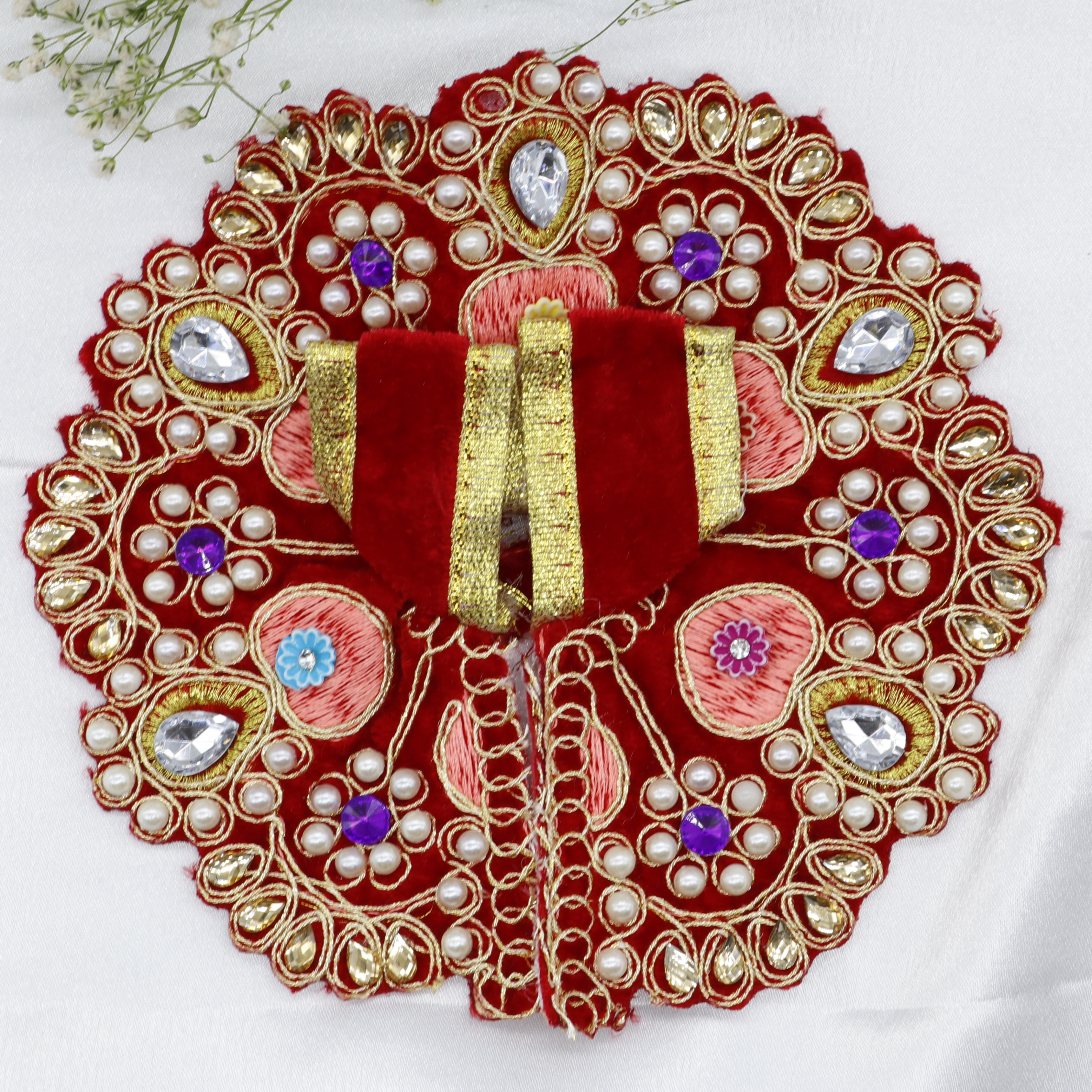 Heera Moti Velvet Base Laddu Gopal Dress