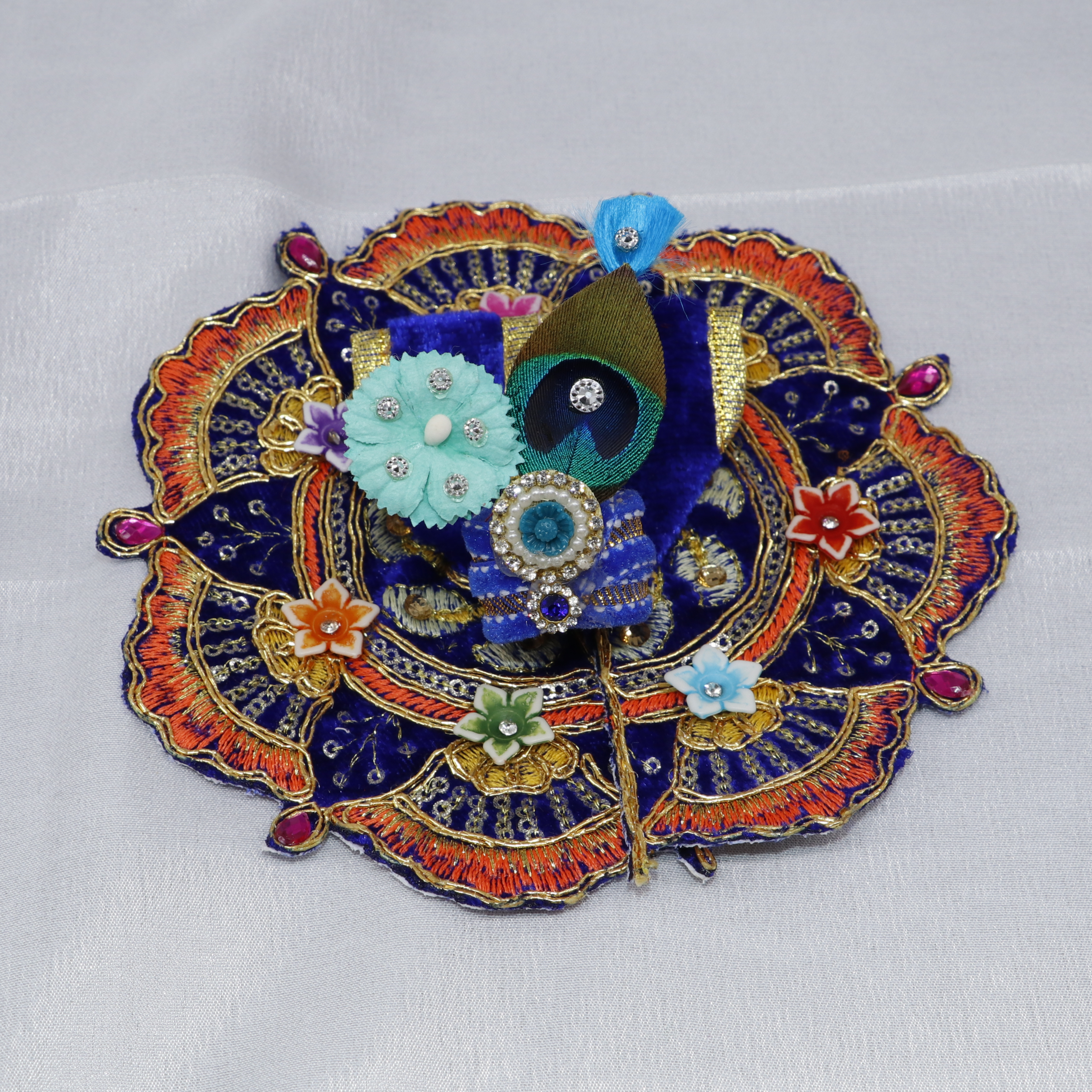 Phool Patti Laddu Gopal Dress With Mukut